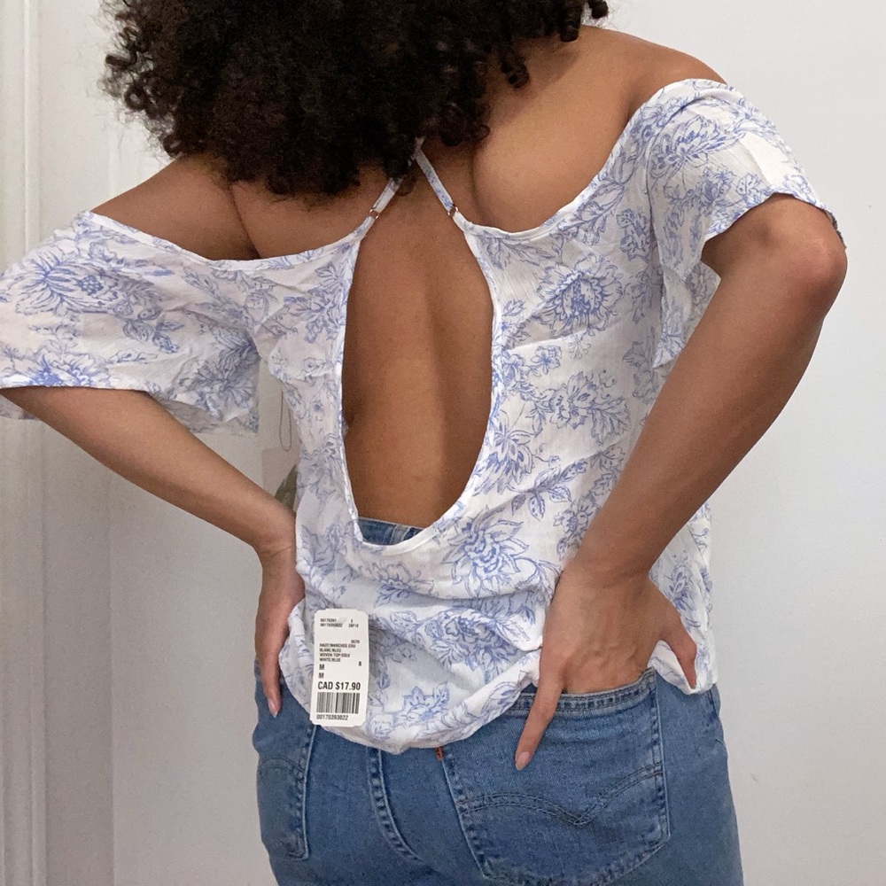 Floral Strapy Blouse - Picture 2 of 4